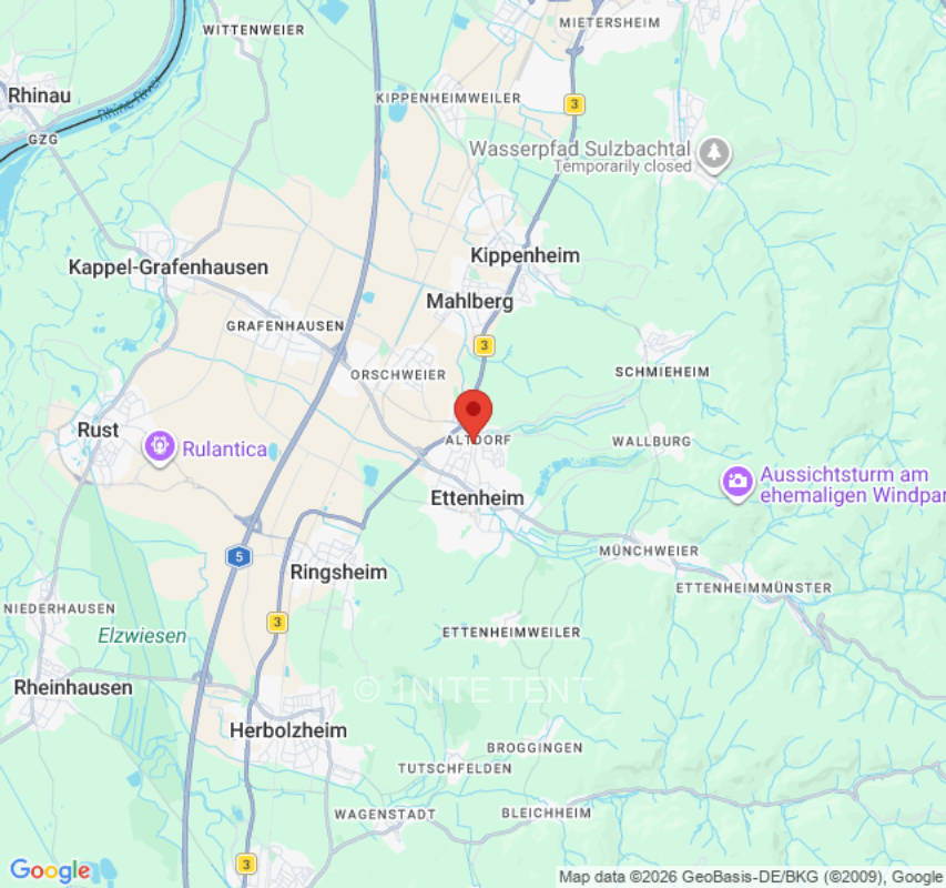 Zeltplatz in Ettenheim