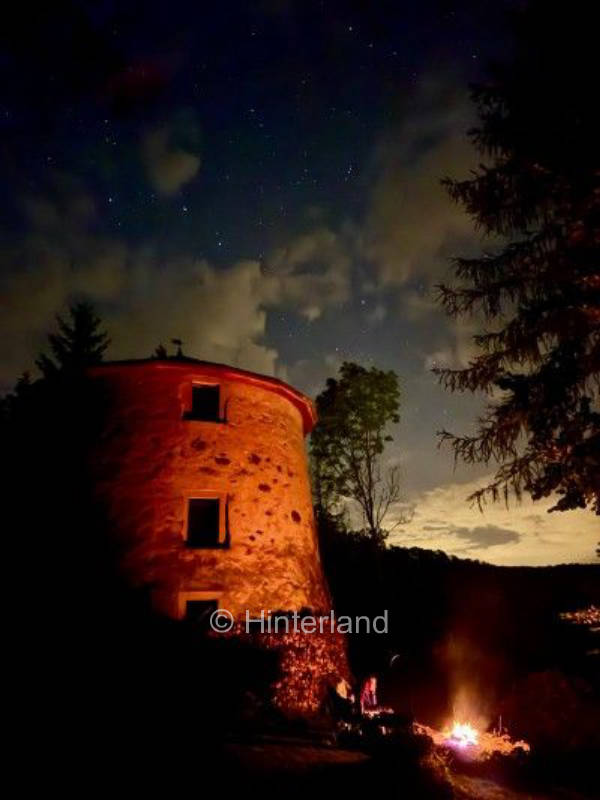 Romantische Windmühle nahe der Sächsischen Schweiz