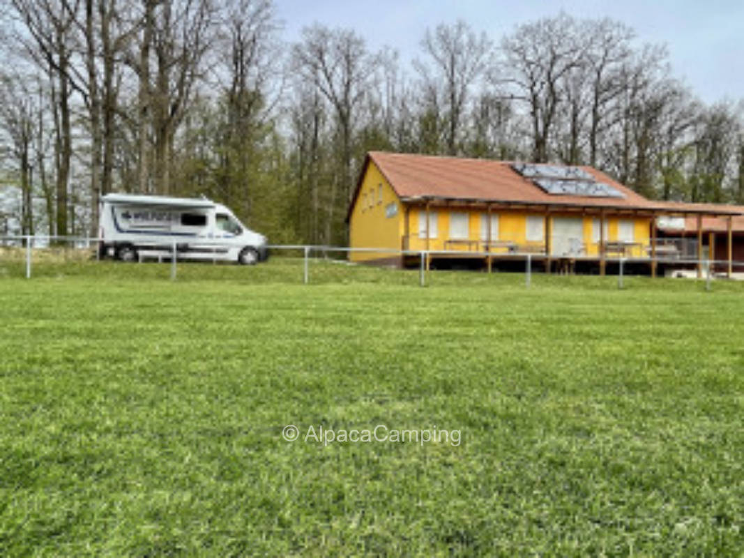 Stellplatz direkt am Wald mit Weitblick in Brünnau #2, privater Stellplatz
