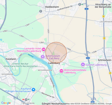 Zeltplatz in Ladenburg