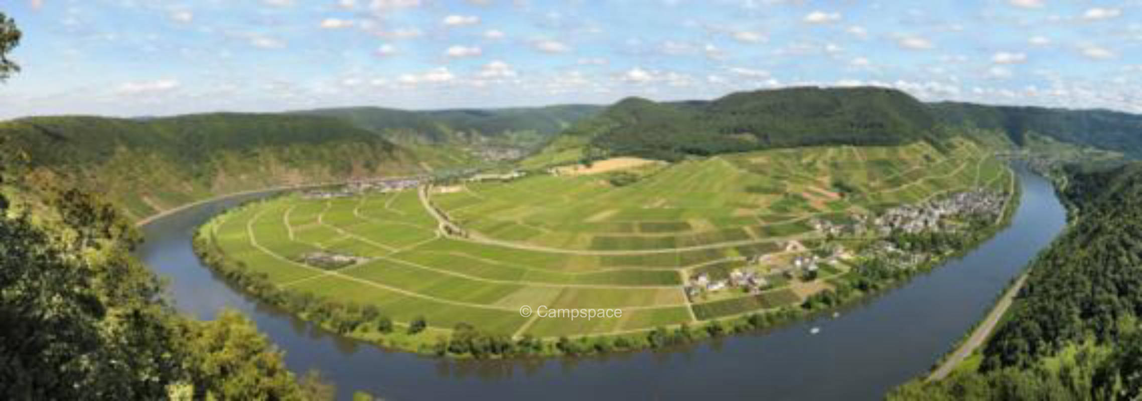 Pitch at winery directly on the Moselle river