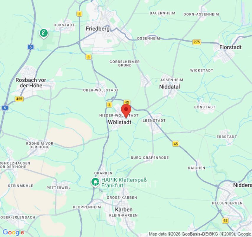 Zeltplatz in Wöllstadt