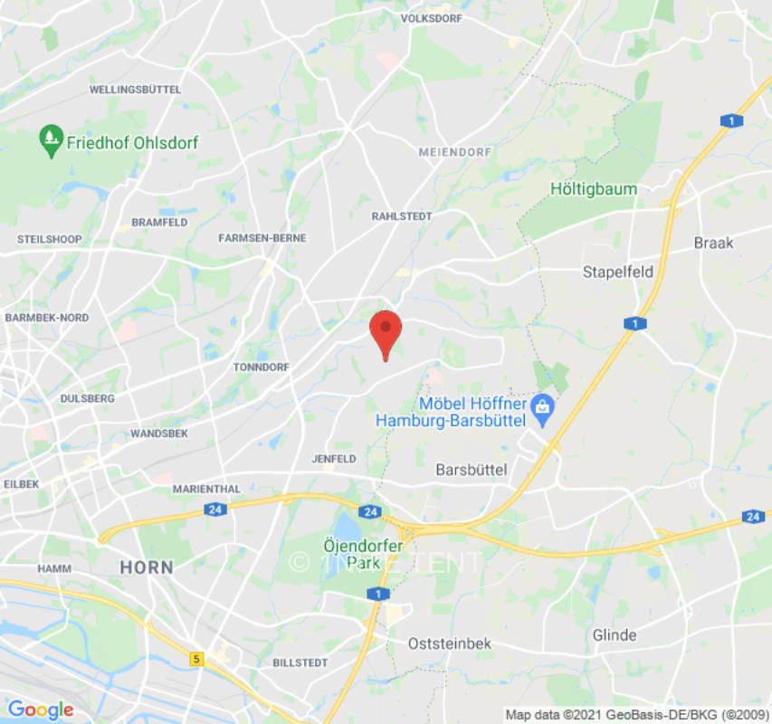 Zeltplatz in Hamburg, privater Stellplatz