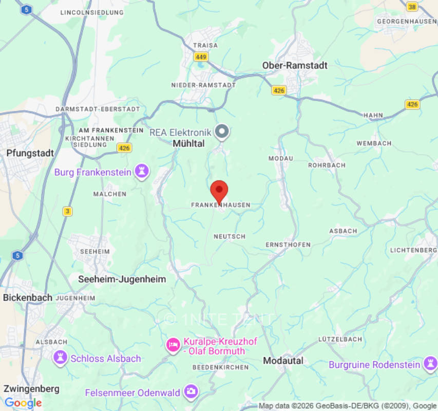 Zeltplatz in Mühltal