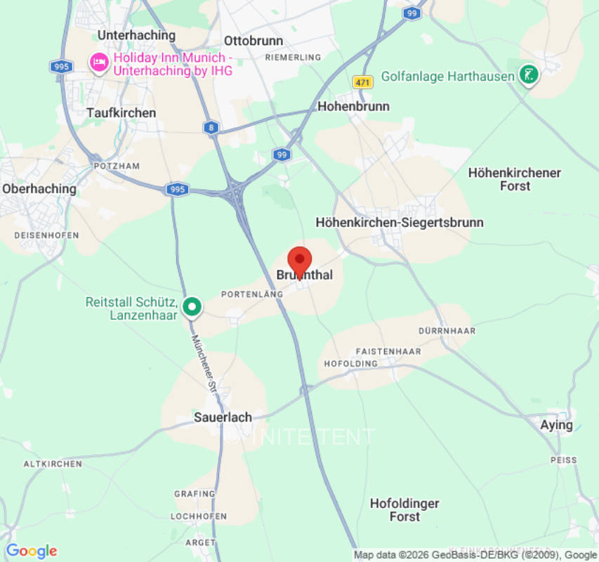 Zeltplatz in Brunnthal