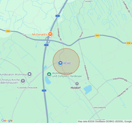 Tent site in Holdorf