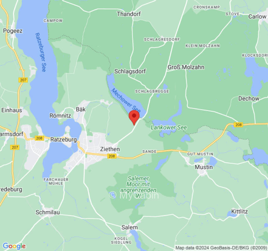 Gemüsegarten mit Blick aufs Naturschutzgebiet