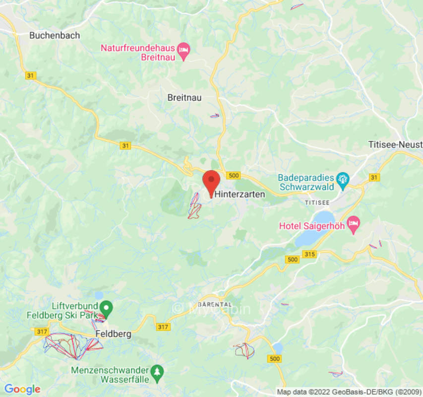 Zelten im Garten bei Hinterzarten