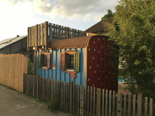 Cozy wagon accommodation