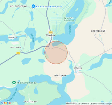 Camping site in Wustrow