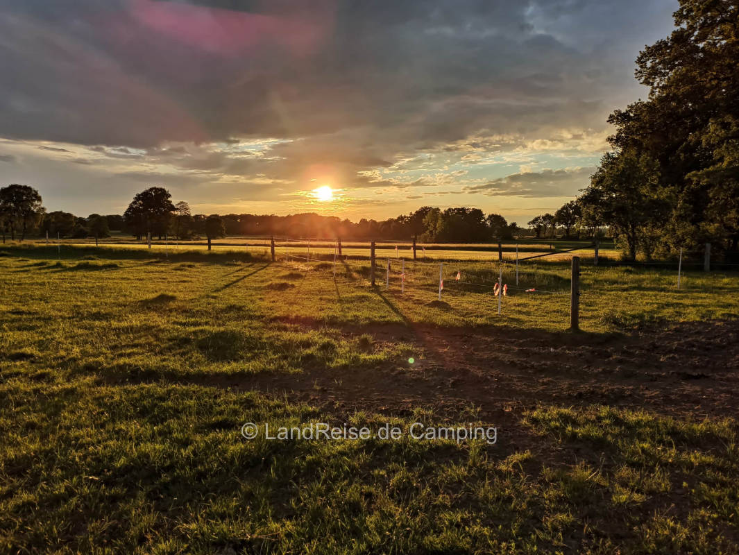 Idyllic pitch on a farm in Delmsen