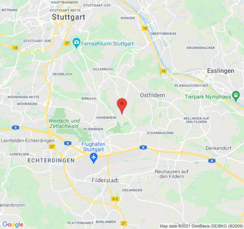 Zeltplatz in Ostfildern, privater Stellplatz