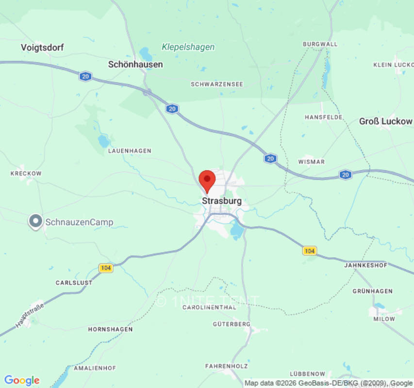 Zeltplatz in Strasburg (Uckermark)