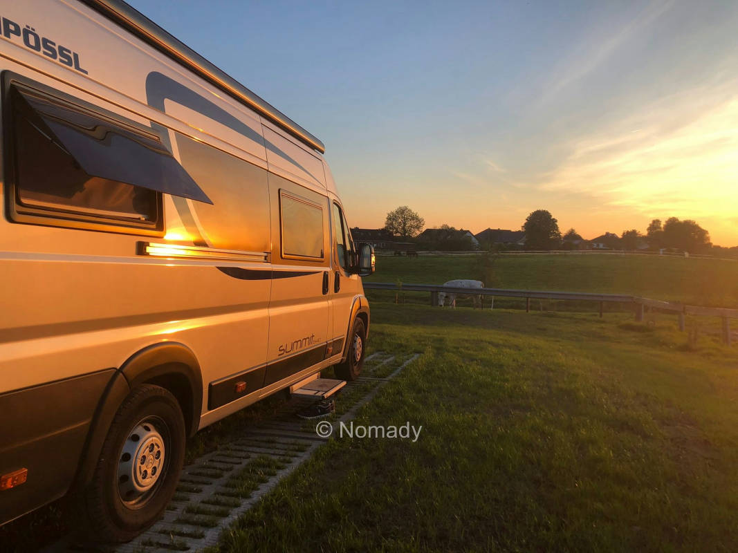 Schöner Ausblick hinterm Hof
