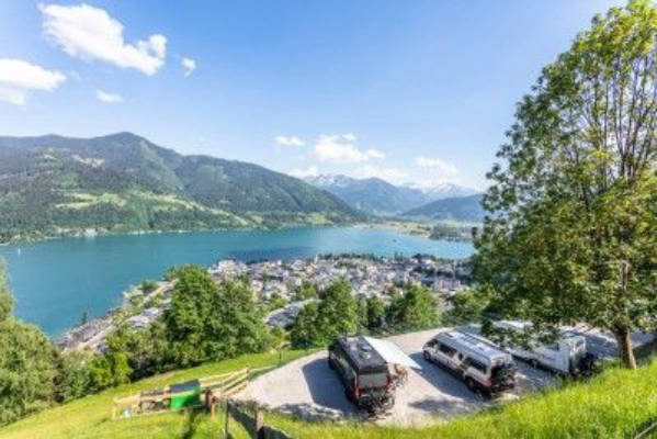 Zell am See: Panorama-Stellplatz mit Seeblick