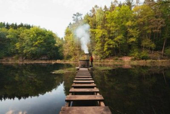 Your Private Lake: Nature Camp in the Pfälzerwald +Hot Tub