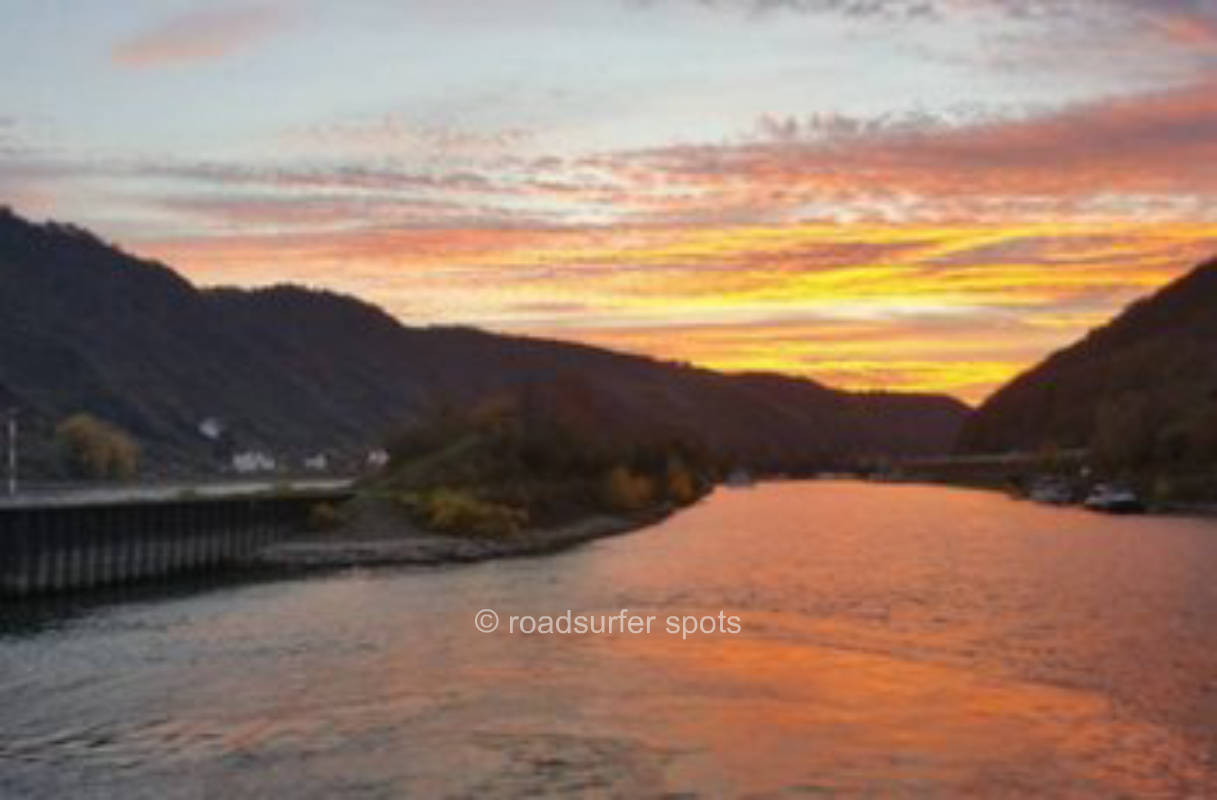 Hafen am Hunt Rhein St. Goar-Fellen nähe Loreley