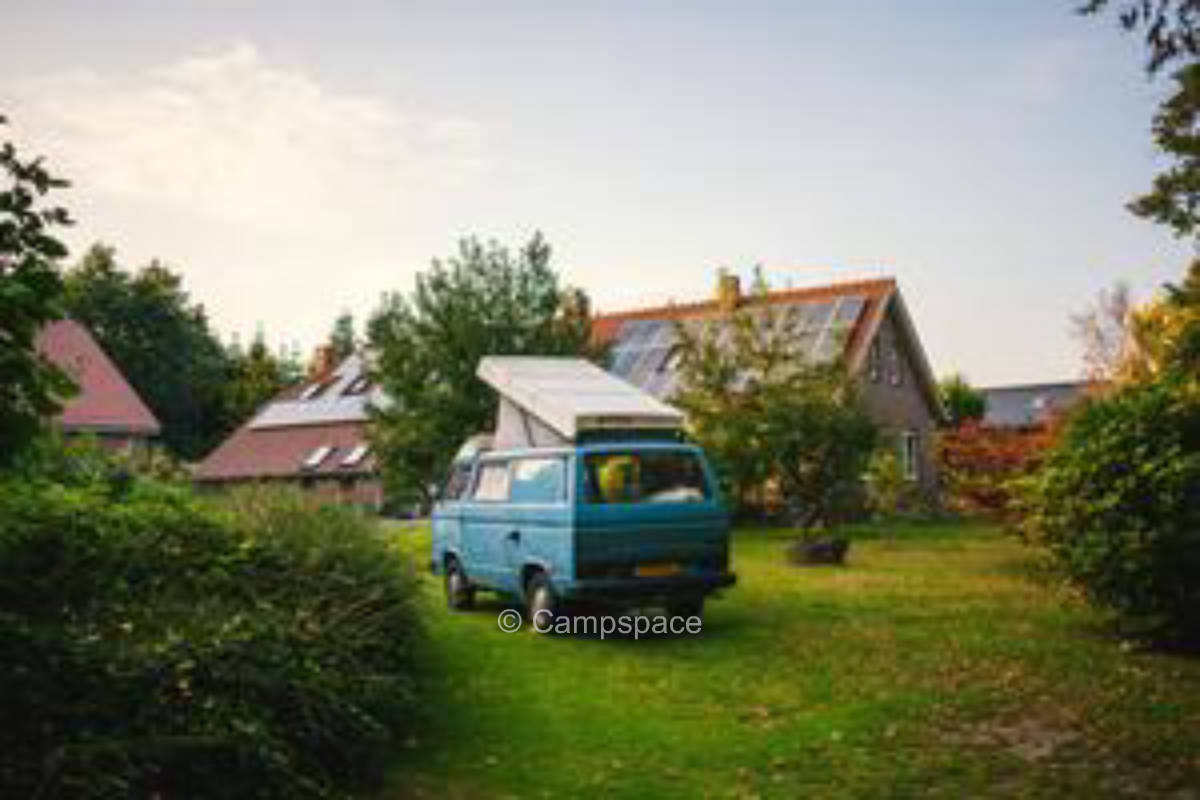 Quiet and green camper site