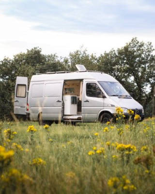 Campsite in the Wildlife Park on the Rheinsteig Hiking Trail