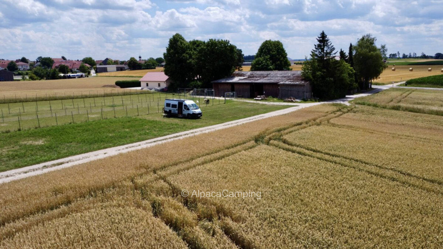 AlpacaCamping 2004, privater Stellplatz