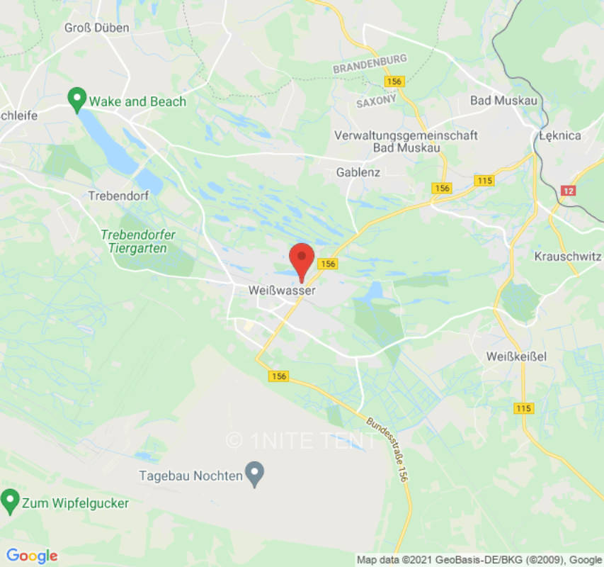 Zeltplatz in Weißwasser/Oberlausitz, privater Stellplatz