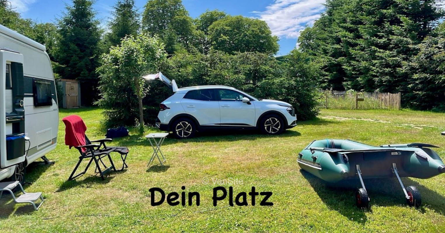 Draußenglück - ganz entzückt - am Kritzower See 2