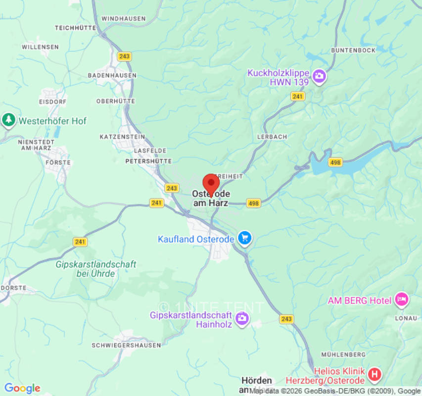 Zeltplatz in Osterode am Harz