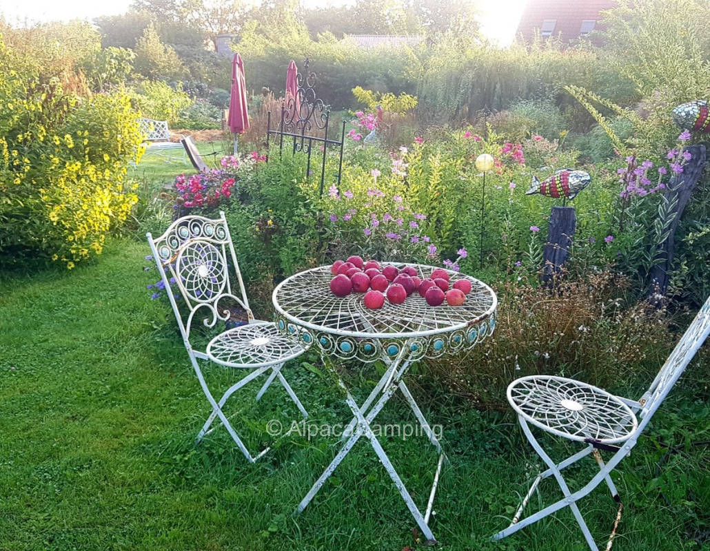 nice pitch in the garden near Schaalsee/Zarrentin