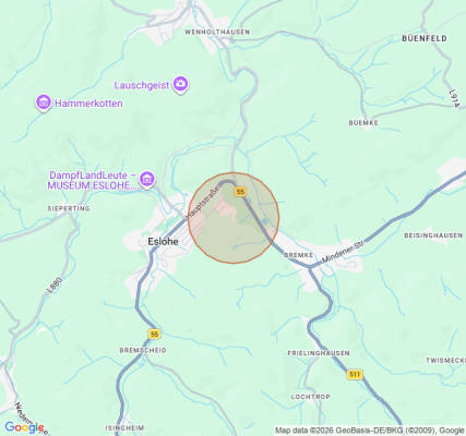 Campsite in Eslohe (Sauerland)