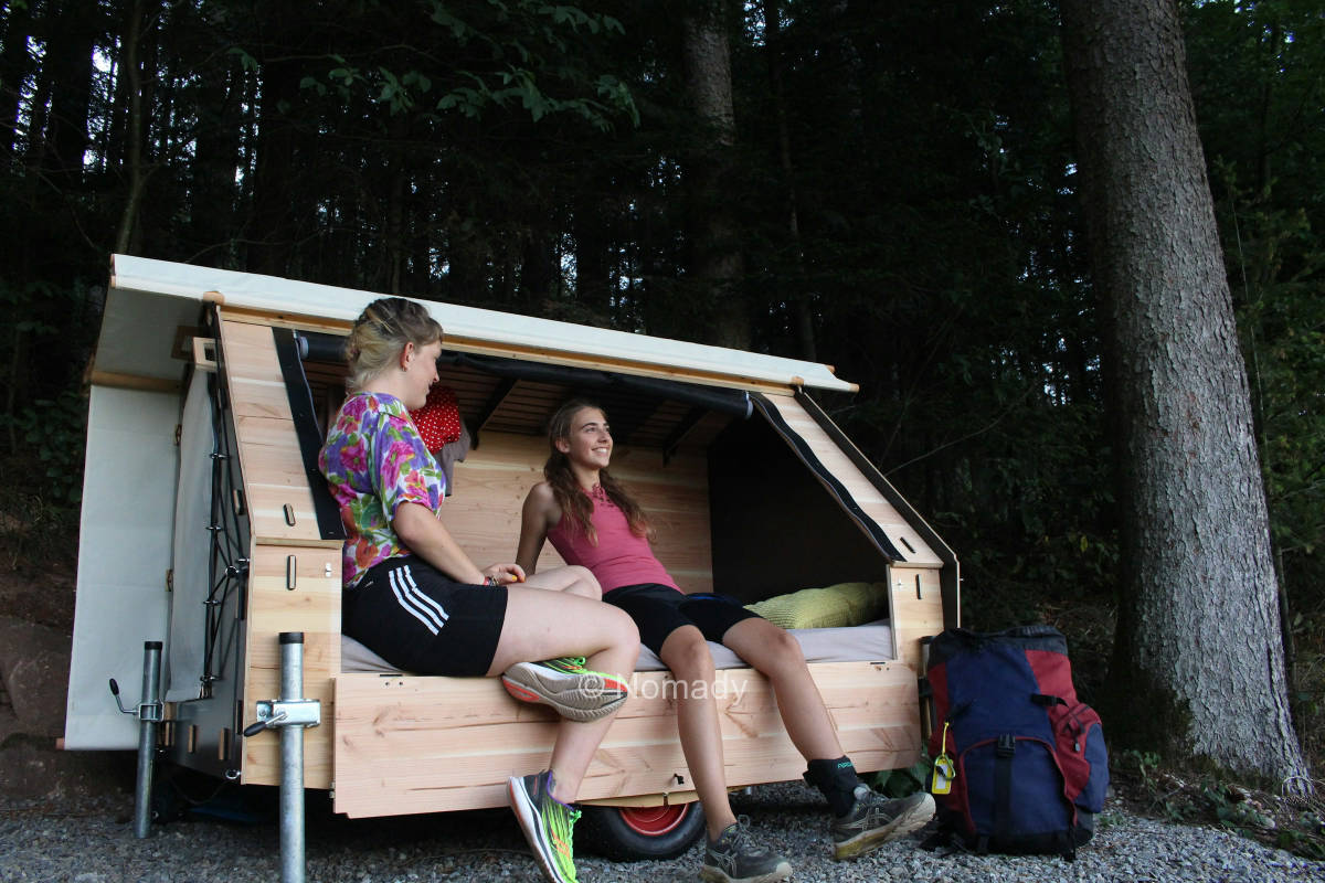 Micro hutte mit sternenblick