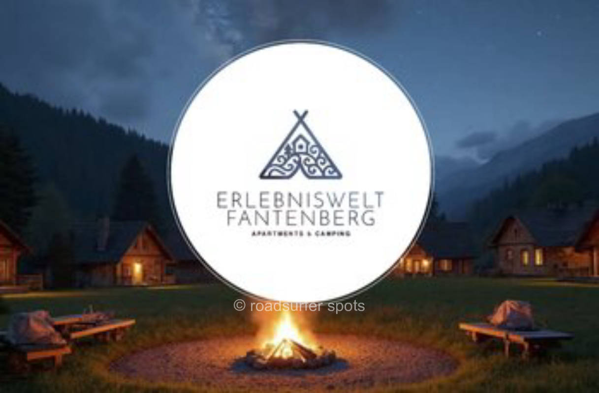 Camping mitten in der Natur an der roten Traun