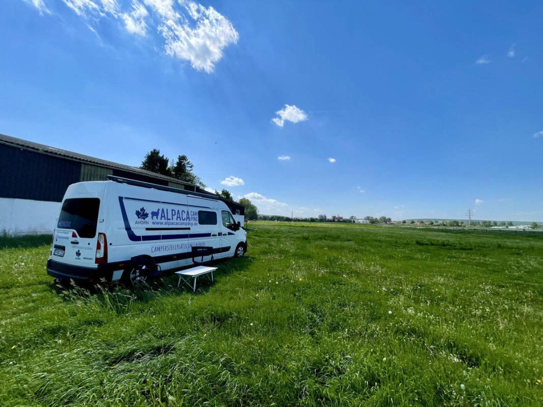 quiet horse farm, directly at the creek #1, privater Stellplatz