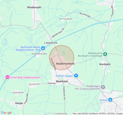 Campground in Niedernwöhren