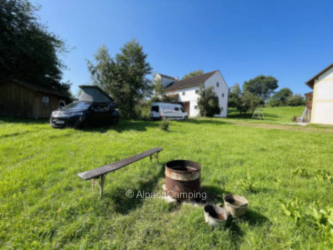 Caravan / camper site between hop fields in the middle of the Hallertau #2