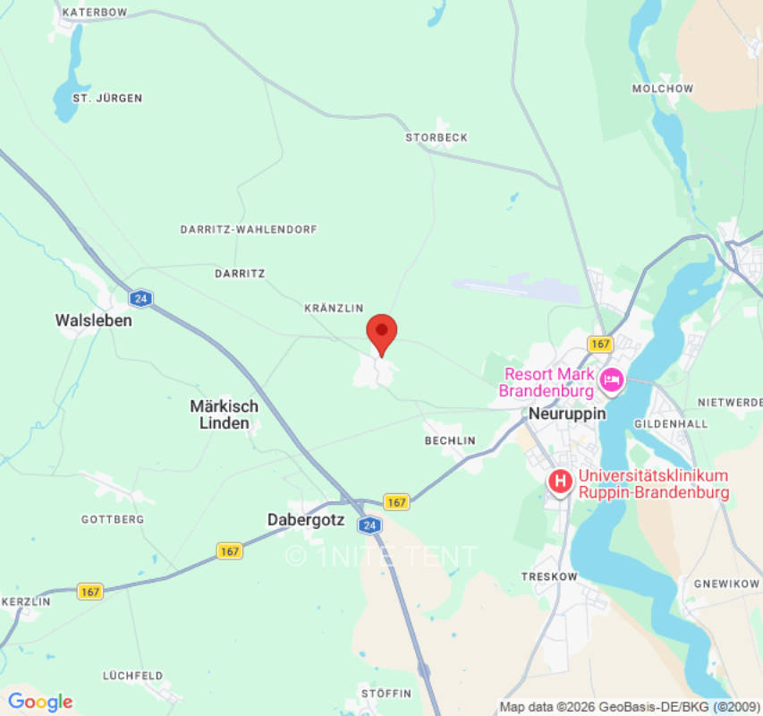 Zeltplatz in Märkisch Linden