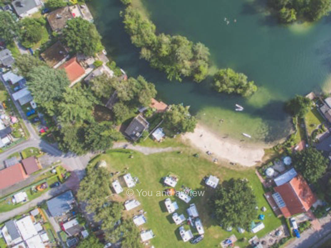 Stellplatz am Blauen See im Emsland