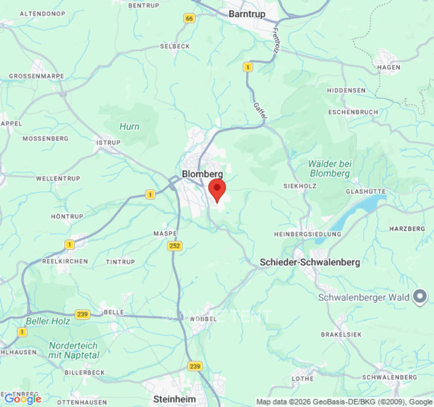 Zeltplatz in Blomberg