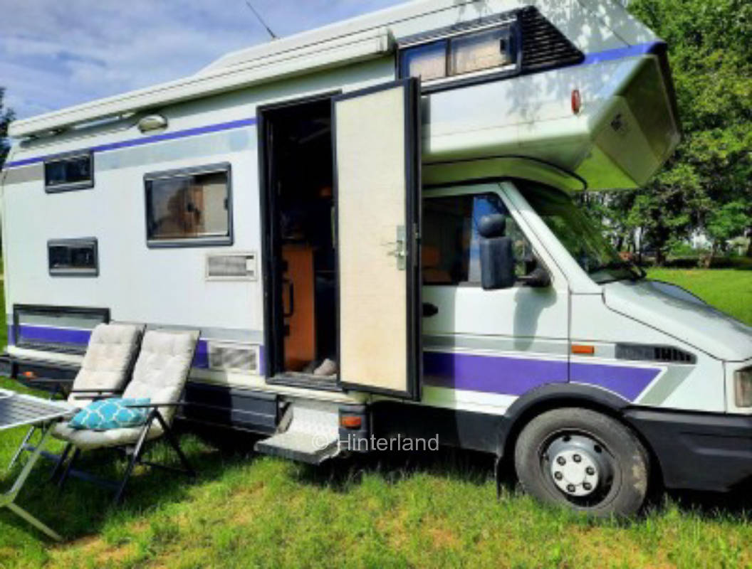 Pitch directly on the Danube in Hungary