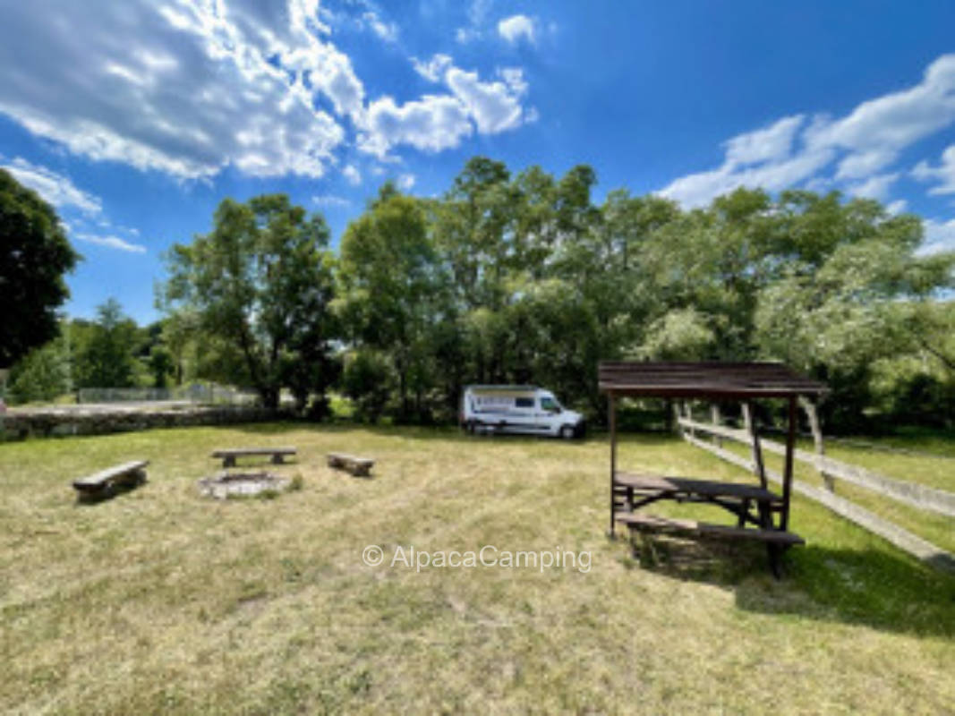 Camping in nature village on the Warnow #2