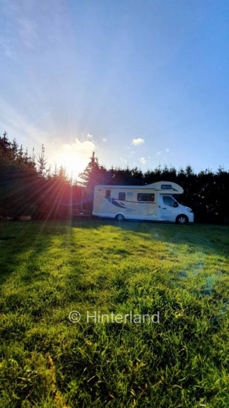 Luisen camp near the castle