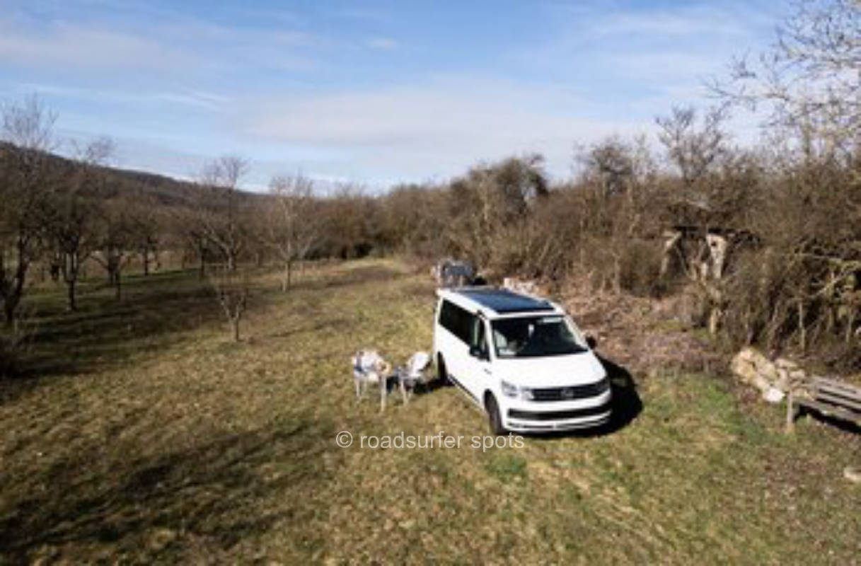 Ruhiger Naturstellplatz Obstwiese Steigerwald