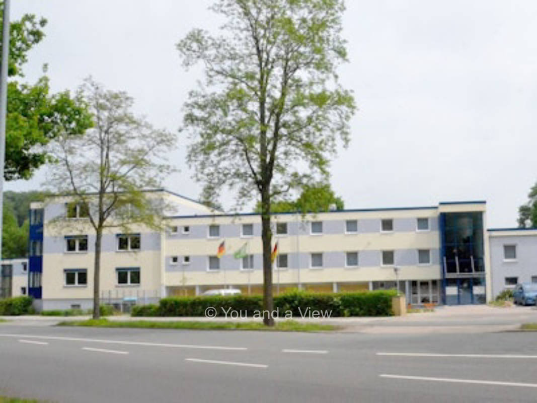 Stellpatz auf unserem Hotelparkplatz