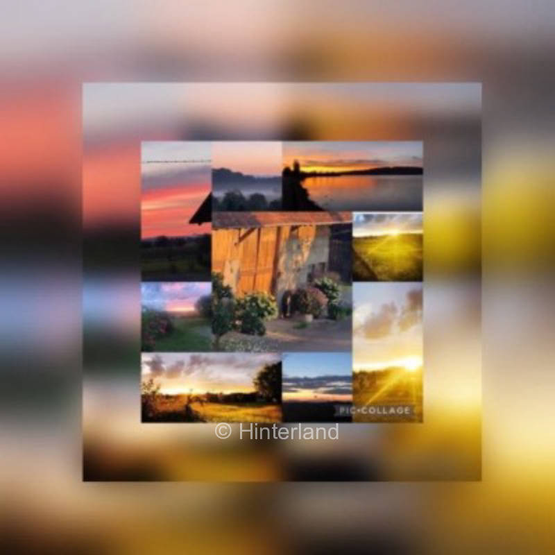 Behind the barns on the lower lake