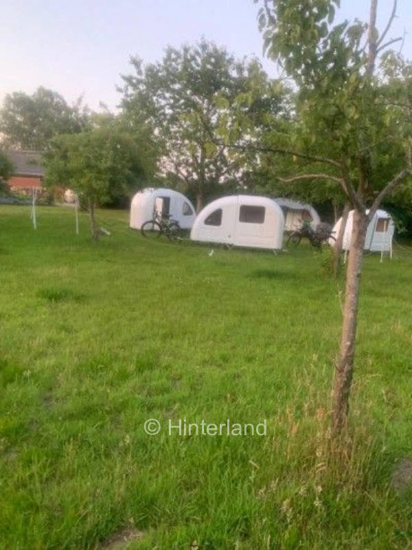 Campen an der Grünen Grenze beim Komiesenpatt