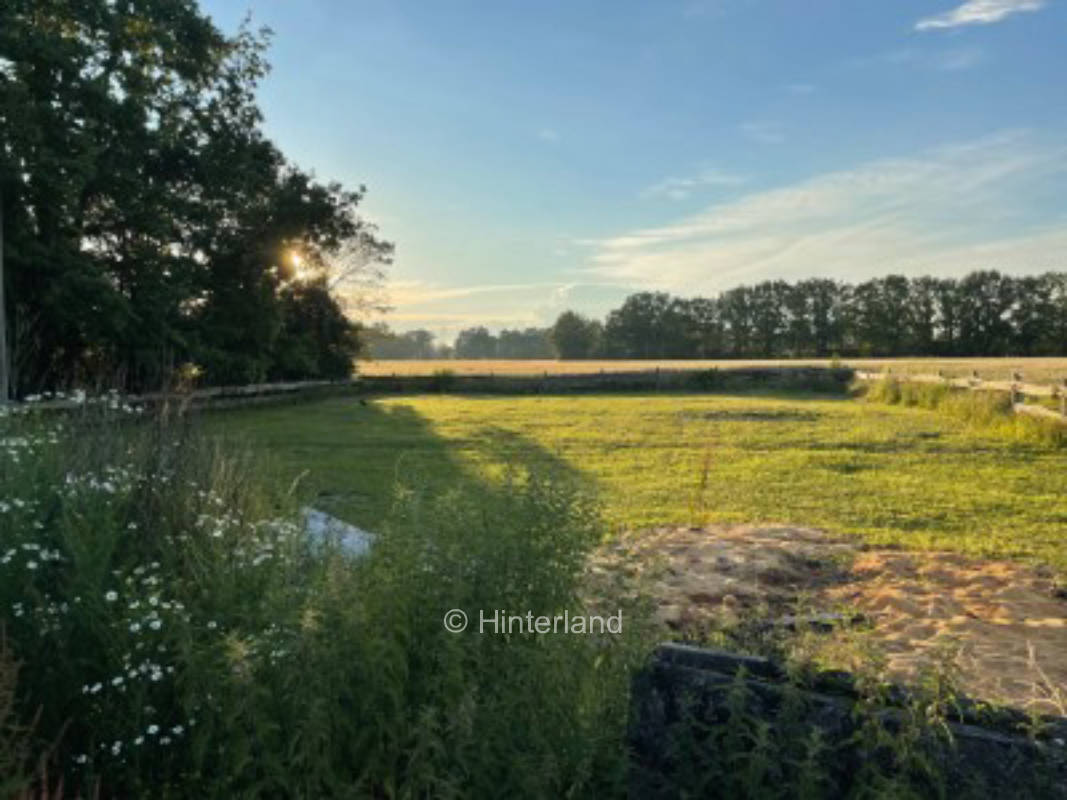 "Zur Eselwiese" Natural space behind the courtyard