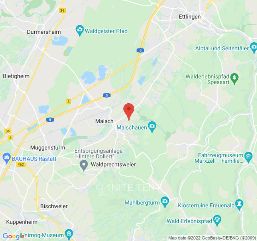 Zeltplatz in Malsch, privater Stellplatz