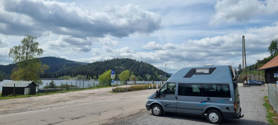 At Schluchsee with Feldberg view