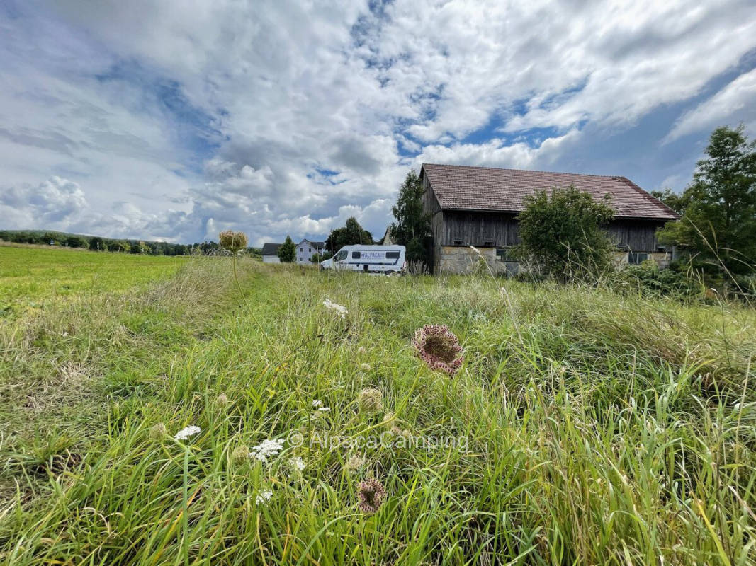 Pitch on the farm / Franconian Switzerland on the Wiesent #1