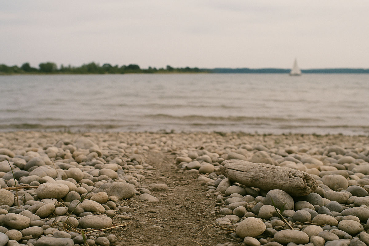 Der Berzdorfer See – KI-generiertes Symbolbild