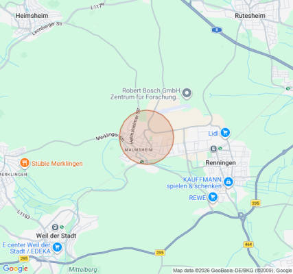 Tent site in Leonberg